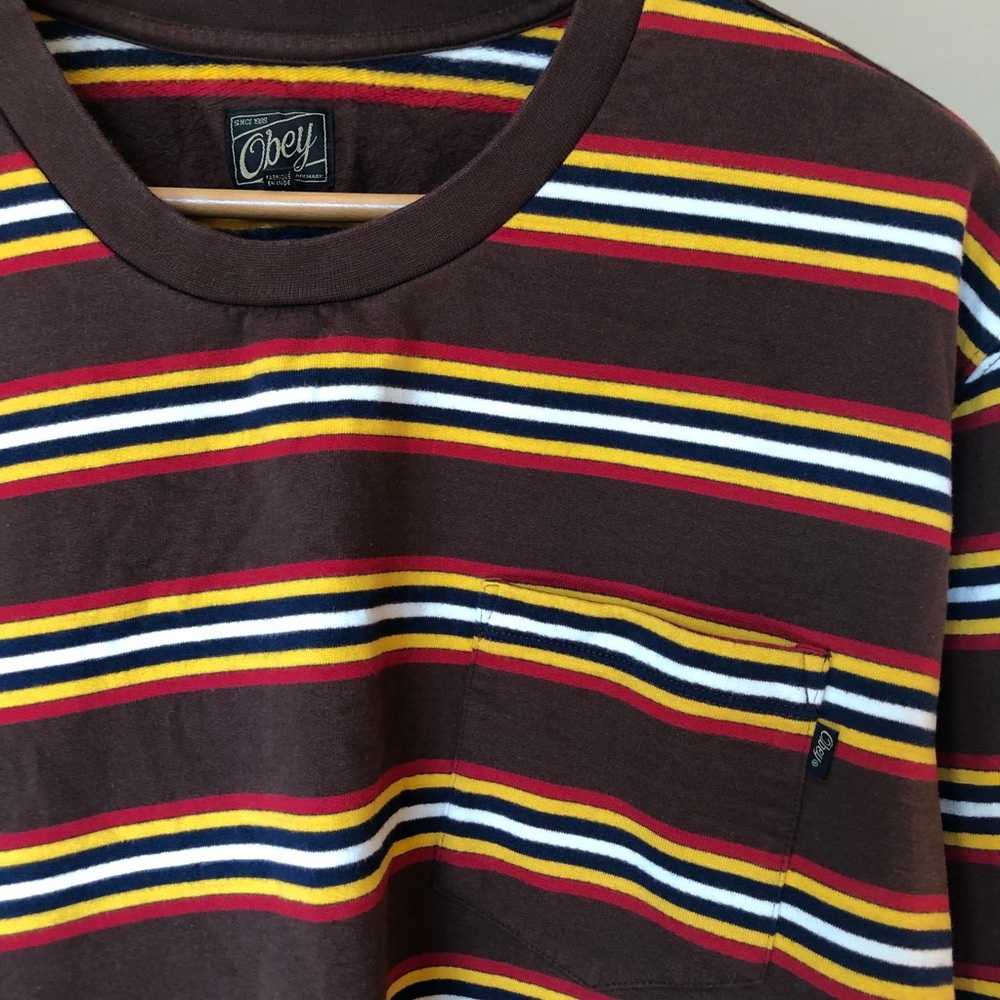 Obey Striped Sweatshirt
